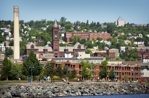 Duluth Cityscape in Summer
