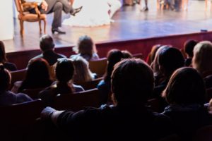 Audience watching show at Duluth Playhouse